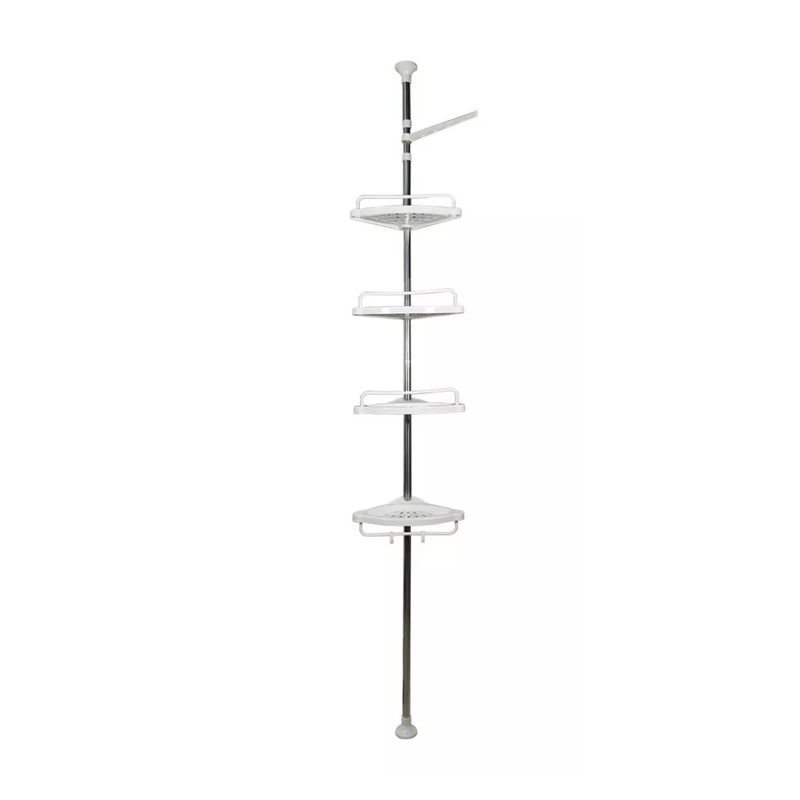 Organizador esquinero de baño sin perforaciones