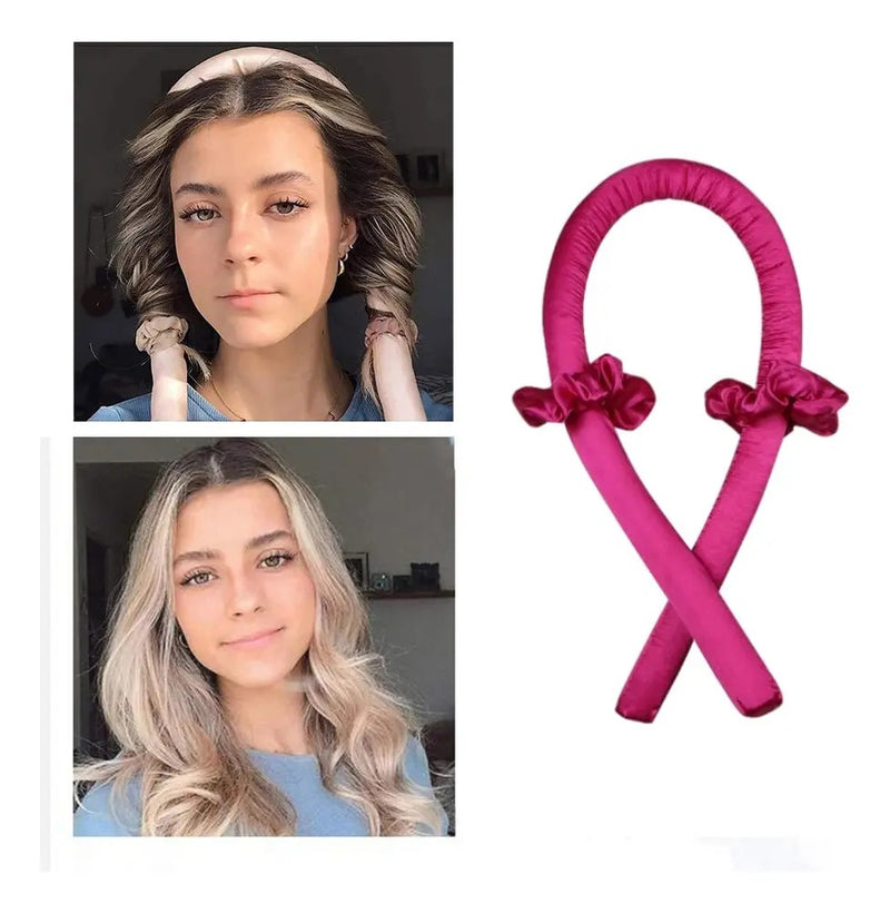 Kit de ondas sin calor · Diadema y moños