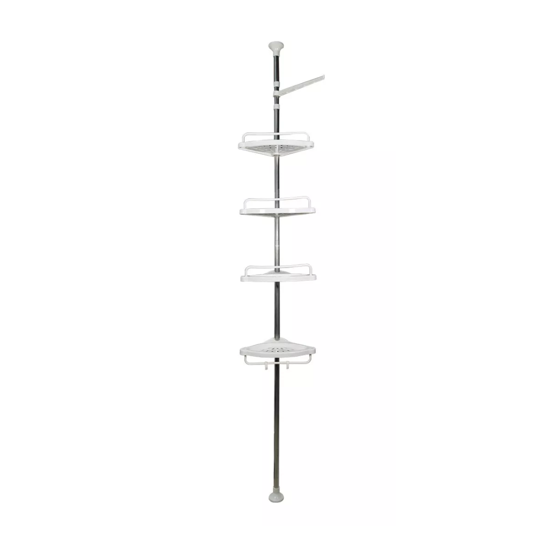 Organizador esquinero de baño sin perforaciones