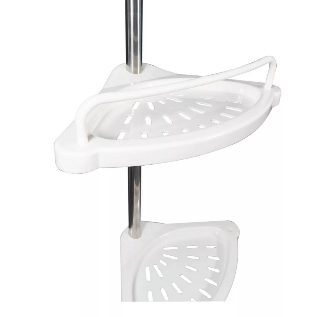 Organizador esquinero de baño sin perforaciones