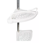 Organizador esquinero de baño sin perforaciones
