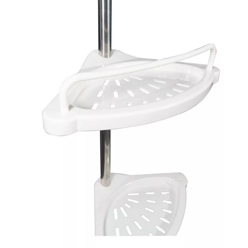 Organizador esquinero de baño sin perforaciones