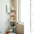 Organizador esquinero de baño sin perforaciones