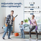 Cepillo eléctrico de limpieza 9 en 1 con mango extensible