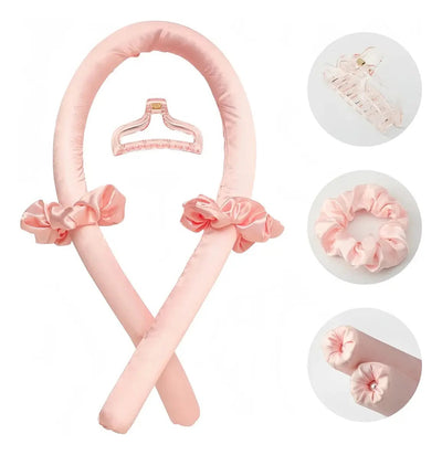 Kit de ondas sin calor · Diadema y moños
