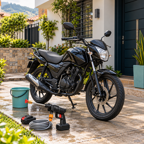 Tu moto como uso doméstico de la hidrolavadora